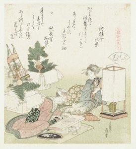 Coquille de toit - Katsushika Hokusai