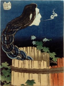 La maison des assiettes - Katsushika Hokusai