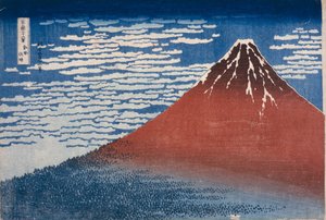 Vent Fin, Matin Clair (Gaifū kaisei) - Katsushika Hokusai