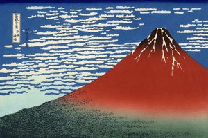 Fuji, Montagnes par temps clair, de "36 vues du mont Fuji"