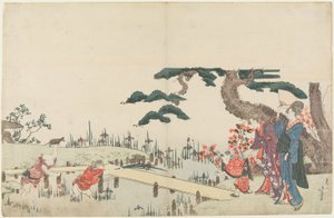 Iris Garden - Katsushika Hokusai