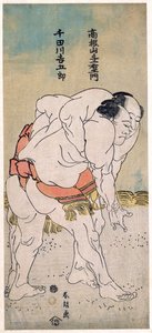 Les lutteurs sumo Takaneyama Yoichiemon et Sendagawa Kichigoro