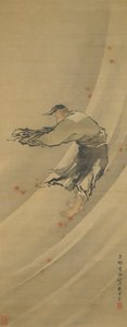 Liezi dans le vent - Katsushika Hokusai