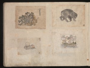Dessins miniatures pour les artisans - Katsushika Hokusai
