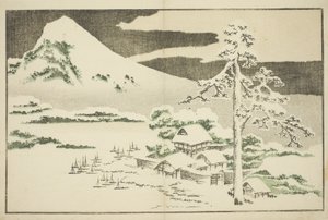 Mont Fuji en hiver, du Livre d