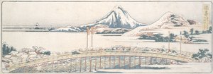 Okazaki, tiré de la série « Les cinquante-trois stations des plaisirs du printemps » - Katsushika Hokusai