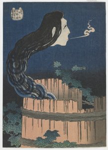 Cent Contes de Fantômes : Sarayashiki, période Edo, 1831-32 - Katsushika Hokusai