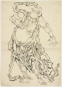 Un des Nio (Un Gardien), c.1815-1849 - Katsushika Hokusai