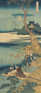 Estampe de la série "Un véritable miroir des poèmes chinois et japonais" - Katsushika Hokusai
