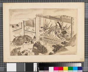 Scènes de la guerre entre le Japon et la Corée, fin du XVIIIe-début du XIXe siècle - Katsushika Hokusai