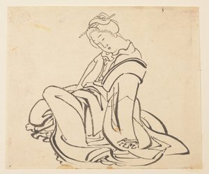 Femme assise