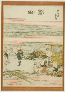 Shimada, de la série "Les cinquante-trois stations du Tokaido"