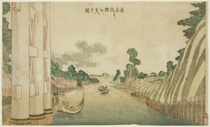 La rivière Sumida vue du pont Azuma (Azumabashi yori Sumida wo miru no zu), d