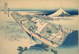 Ushibori dans la province de Hitachi, de la série Trente-six vues de... - Katsushika Hokusai