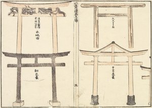 Divers types de torii, 1816