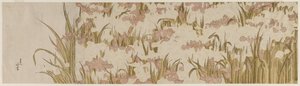 Iris blancs et violets, début des années 1800 - Katsushika Hokusai