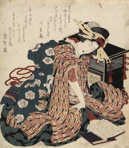 Femme lisant un livre, 1822