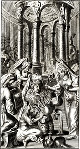 La fontaine fantastique qui donne le goût du vin à ceux qui en boivent (Rabelais) - Alec Hunter