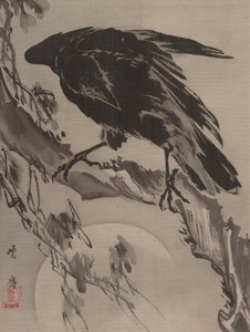 Corbeau et la Lune, vers 1887