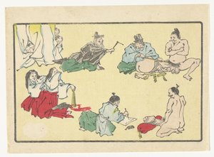 Mesures du pénis - Kawanabe Kyosai