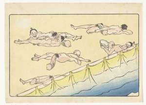 Hommes au repos (La grande queue)