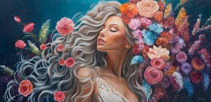 Une beauté florale éthérée