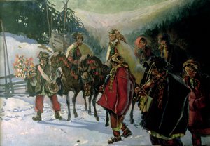 Mariage hucul, 1909