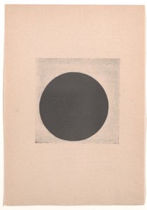 Cercle noir pour "Du cubisme et du futurisme au suprématisme : Un nouveau réalisme en peinture"