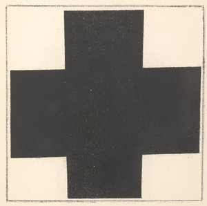 Croix noire de "Suprématisme : 34 dessins"