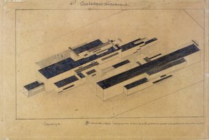 Bâtiments modernes - Kazimir Severinovich Malevich