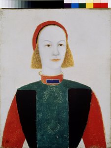 Une jeune fille - Kazimir Severinovich Malevich