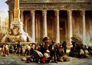 Le charlatan de la Piazza Rotondo, Rome