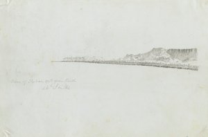Vue des montagnes thébaines depuis Kineh - Kellogg, Miner Kilbourne