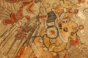 Maya; Murales Maya; San Bartolo; Guatemala; Dr. Bill Saturno, 2002