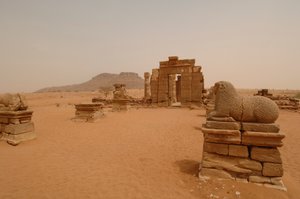 Site de Naga, Naqa, Haute Nubie, centre ancien, Période méroïtique - Kenneth Garrett