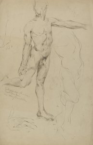 (Sans titre) (Études de nus masculins) - Kenyon Cox