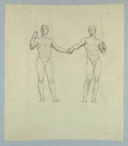 Étude de figure pour le sceau du University Club, New York - Kenyon Cox
