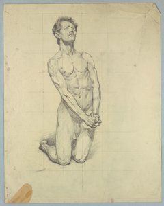 Étude de figure pour "La Tentation de Saint Antoine"