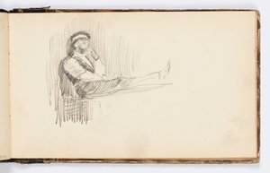 Page de carnet de croquis