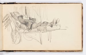Page de carnet de croquis - Kenyon Cox