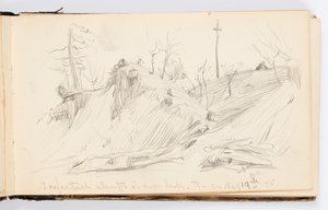 Page de carnet de croquis