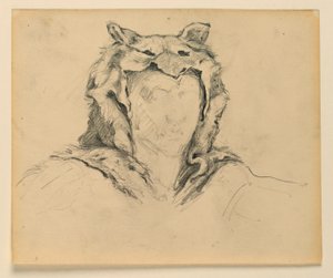 Étude pour "Chasse," "Le progrès de la civilisation : Chasse, élevage, agriculture" Capitole de l