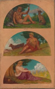 Le Progrès de la civilisation : Chasse, Élevage, Agriculture..., 1905-1906