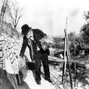 Paul Cézanne peignant à Aix-en-Provence