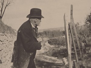 Paul Cézanne peignant aux Lauves, 1906 - Ker Xavier Roussel