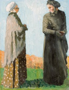 Paysans en tenue du dimanche, 1890