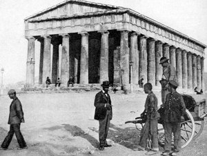 Le Théséion à Athènes, Grèce, 1922