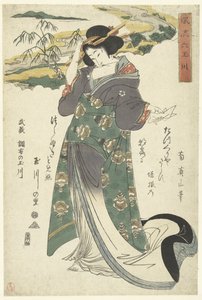 La rivière Chofu Tama dans la province de Musashi - Kikugawa Eizan