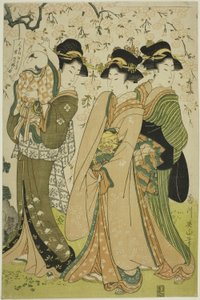 Arbres célèbres de la capitale orientale : Le cerisier à Naruko (Toto meiboku Naruko no sakura)