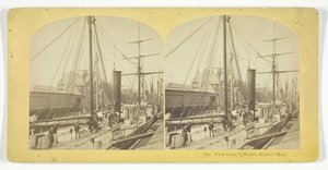 Vue depuis T Wharf, Boston, Mass, 1855-75 - Kilburn Brothers, BW Kilburn